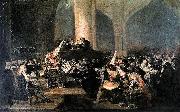 Tribunal de la Inquisicion o Auto de fe de la Inquisicion Francisco de Goya